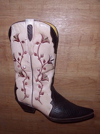 Buffalo Boots Gr. 39 Imitat Echse braun