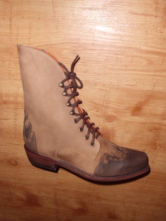 Mezcalero Schnürstiefelette braun