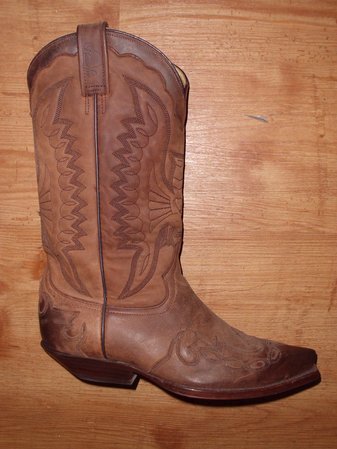 Rancho Boots Gr. 38 Fettleder braun