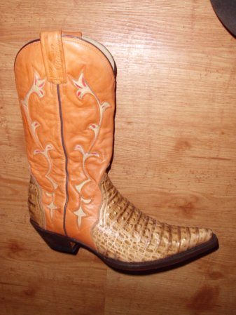 Rancho Boots Gr. 38 Imitat. Straussleder