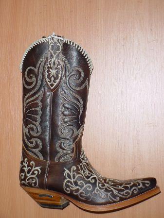 Sendra Boots gestickt antikbraun