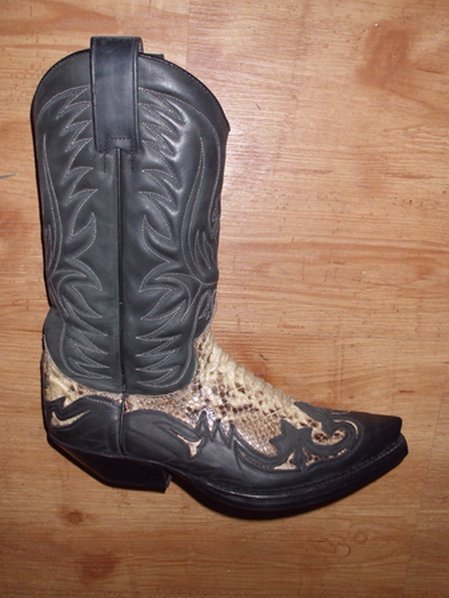 Sendra Boots Gr. 41,5 piton schwarz