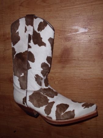 Sendra Boots Pony braun weiss