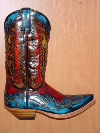 Sendra Boots rot blau gelb orange