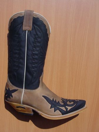 Sendra Boots schwarz/hellbraun