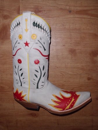 Sendra Boots Skull weiss